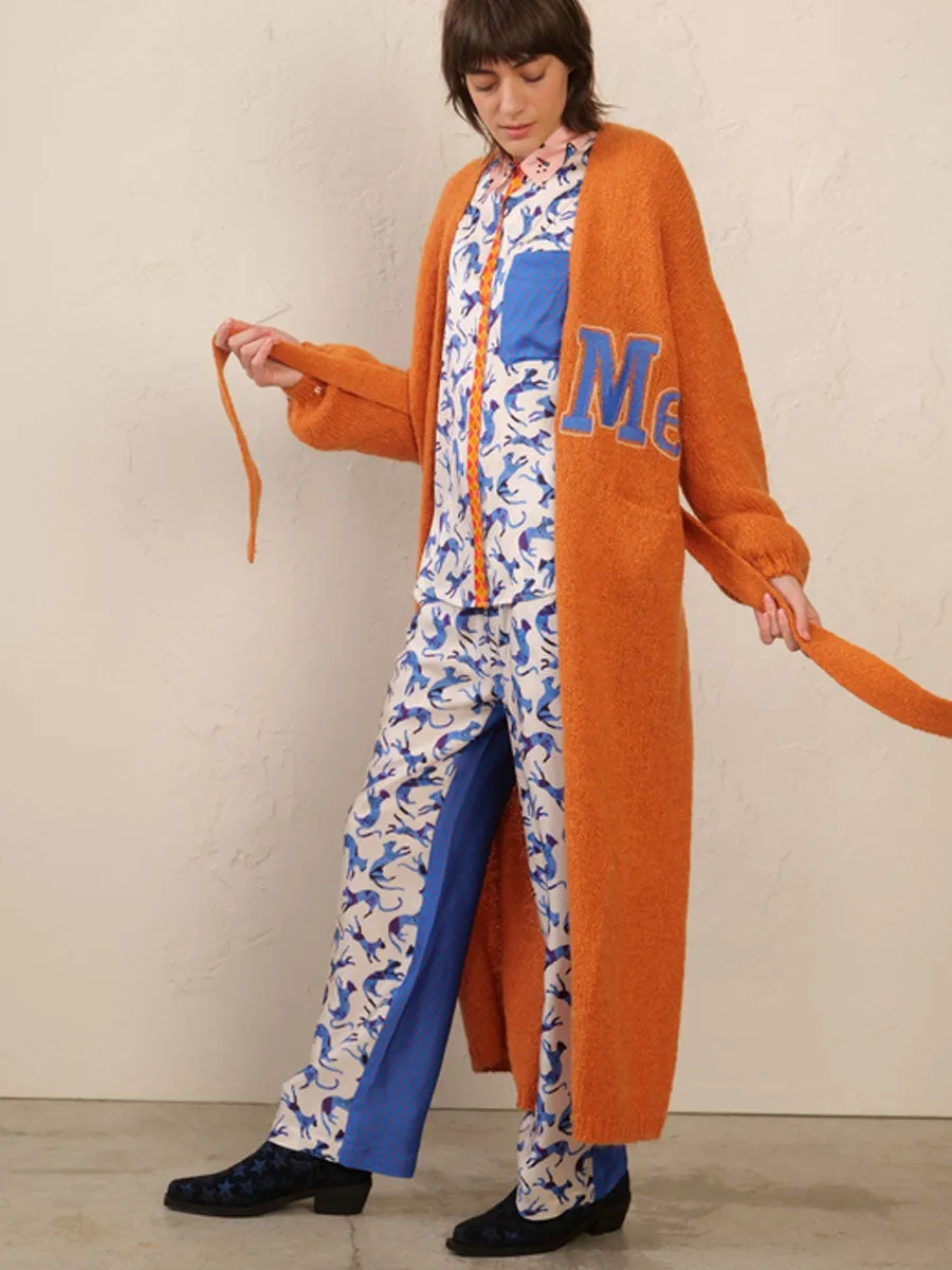 Adrianna Orange Cardigan