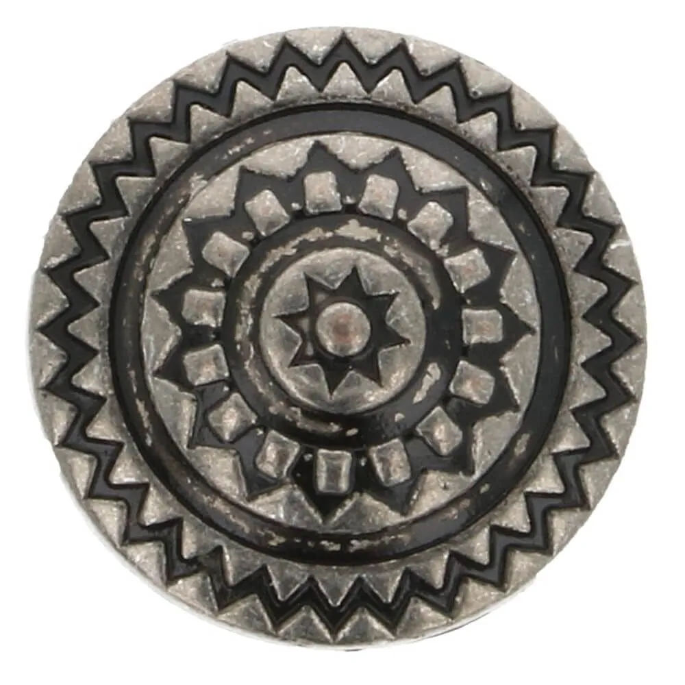 Antique Silver Metal Buttons 18 and 20 mm