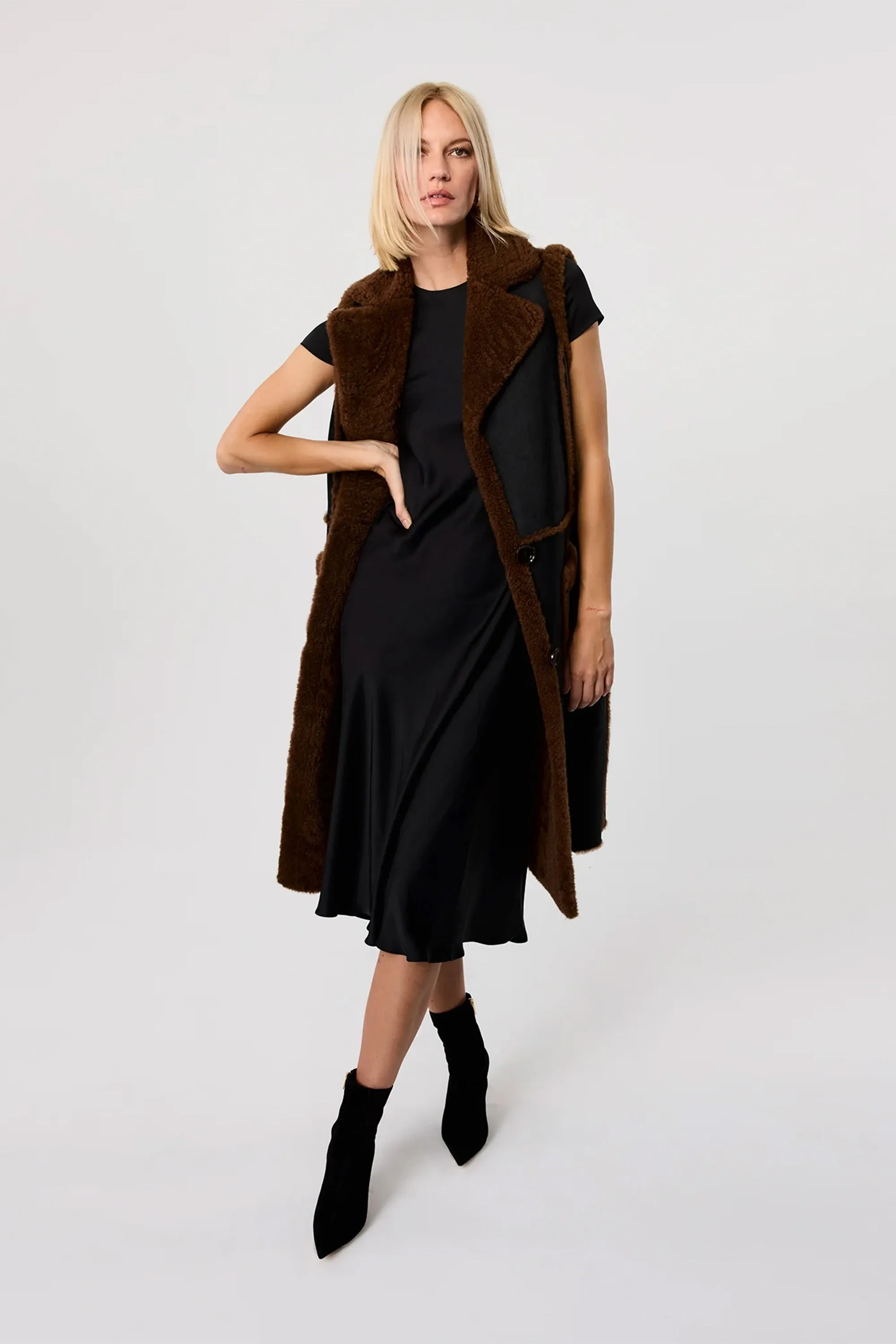 Athena Shearling Vest