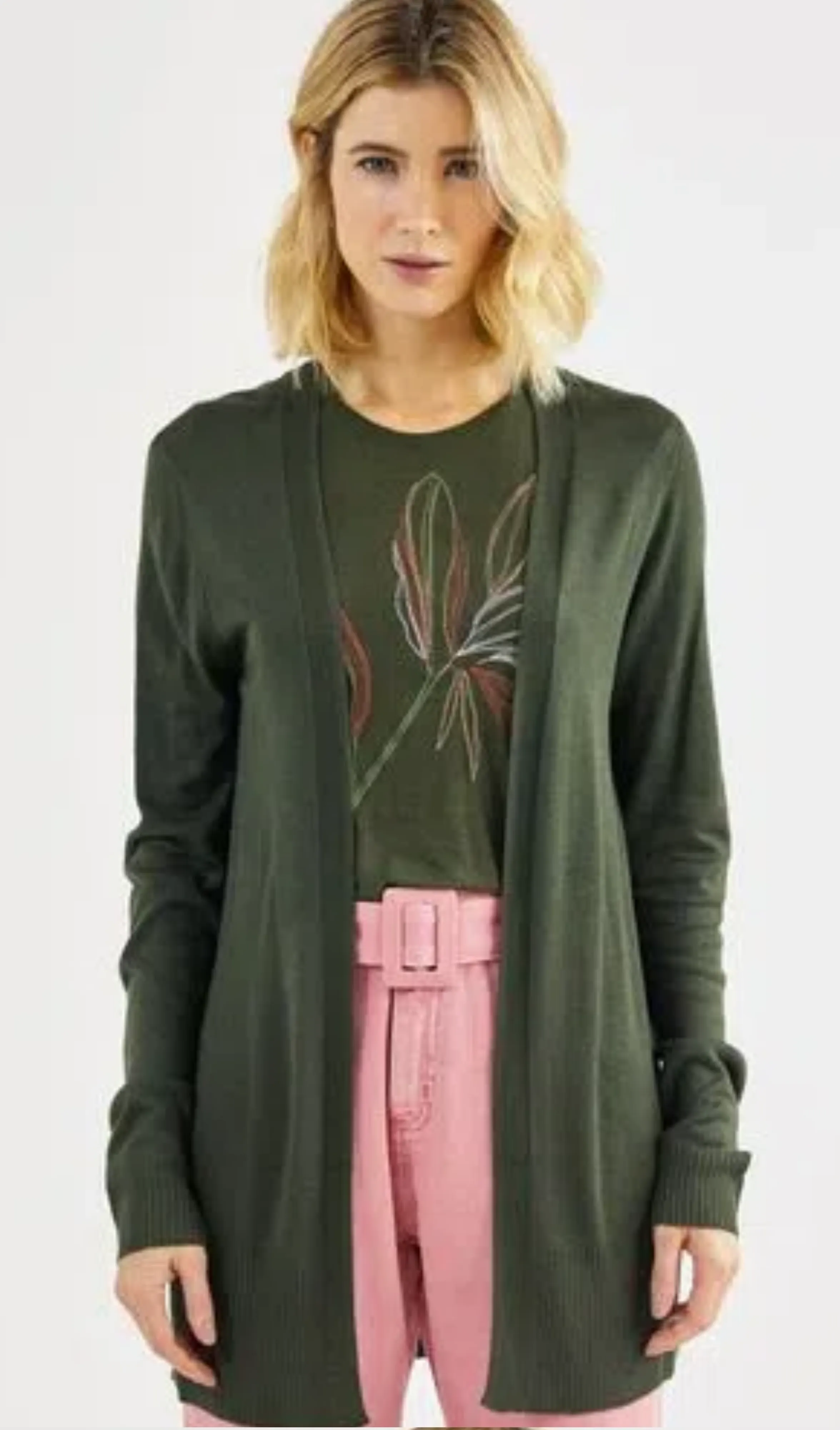 Cardigan Tricot Básico
