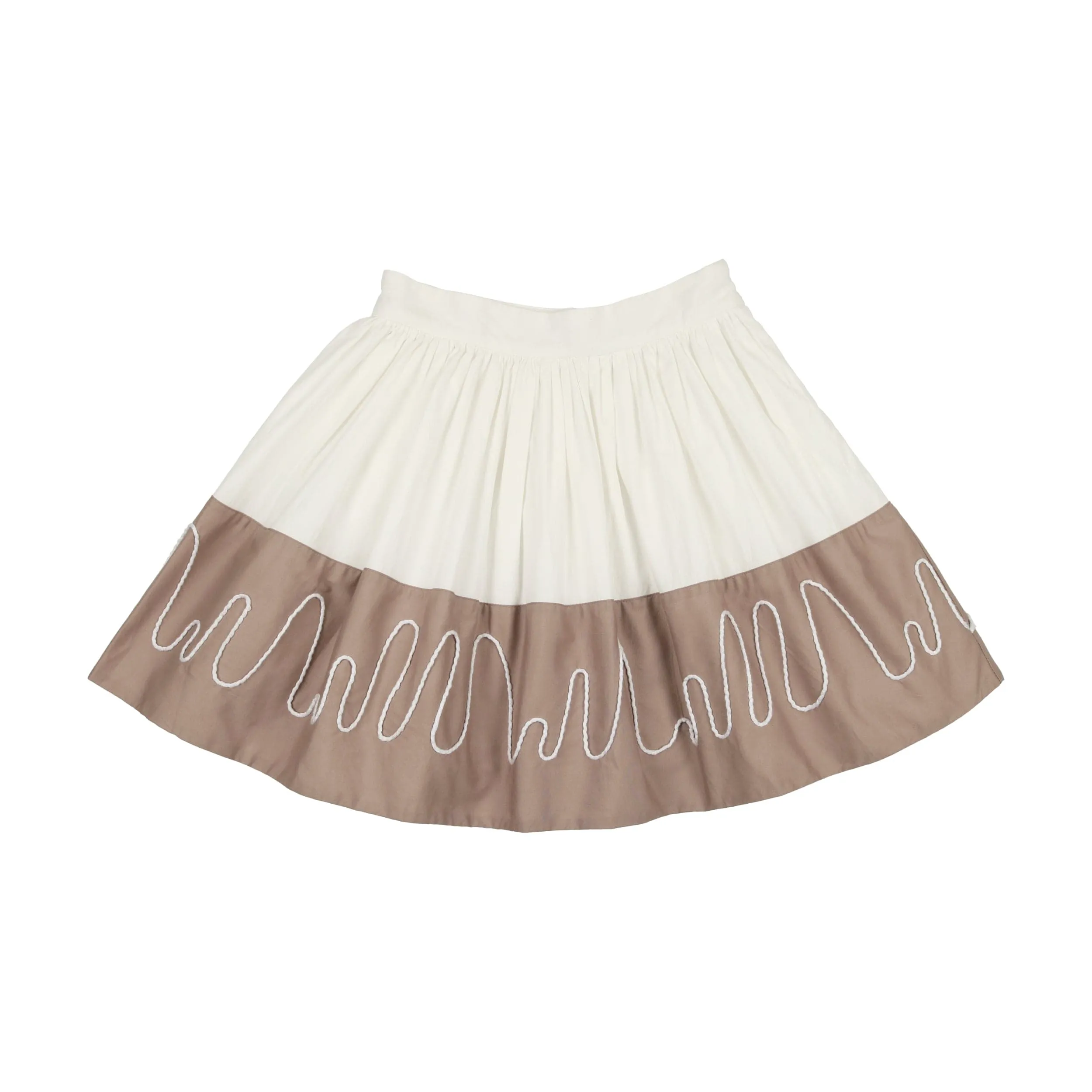 Coco Blanc Colorblock Skirt