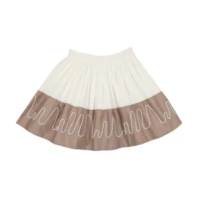 Coco Blanc Colorblock Skirt