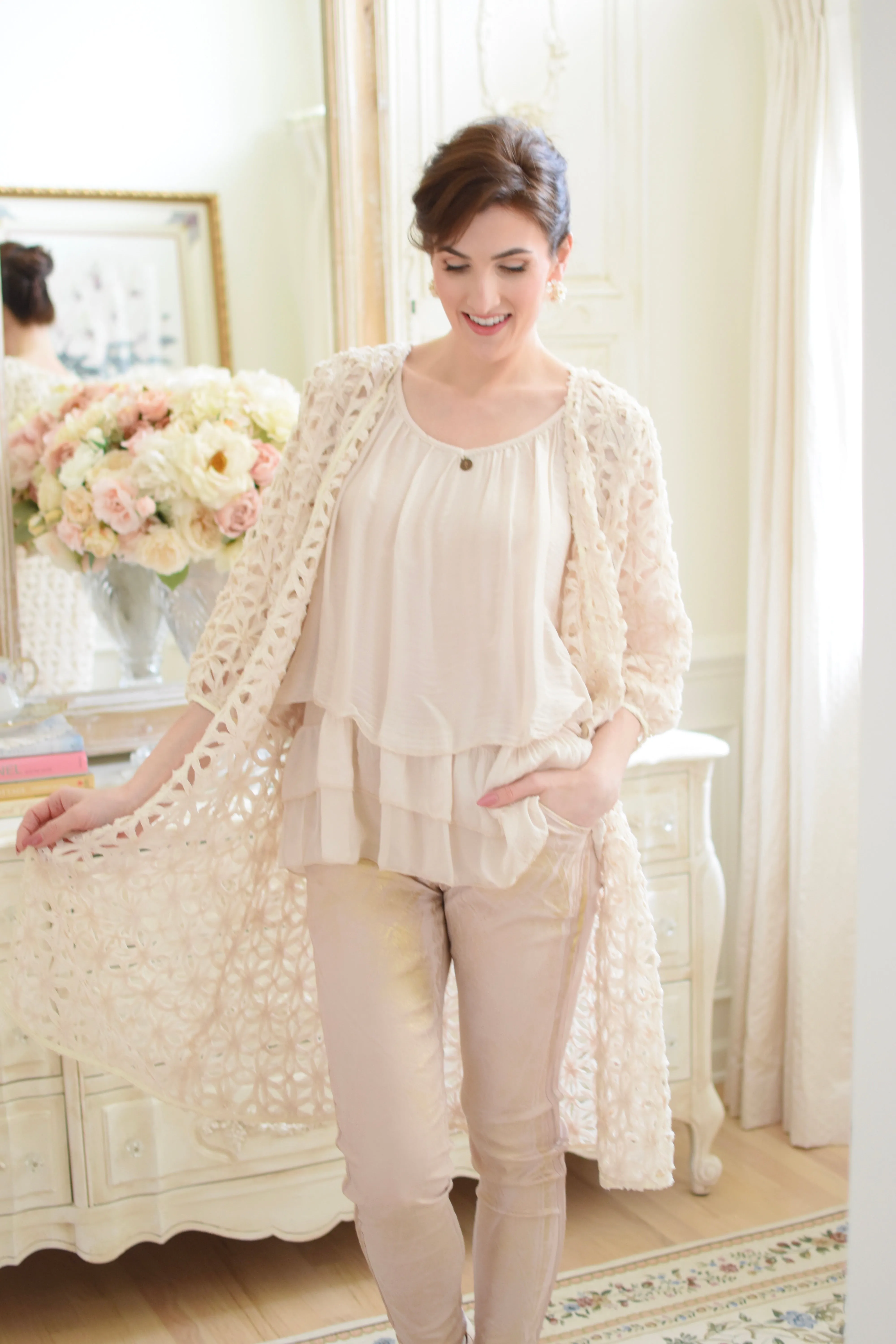 Exquisite Crochet Cardigan