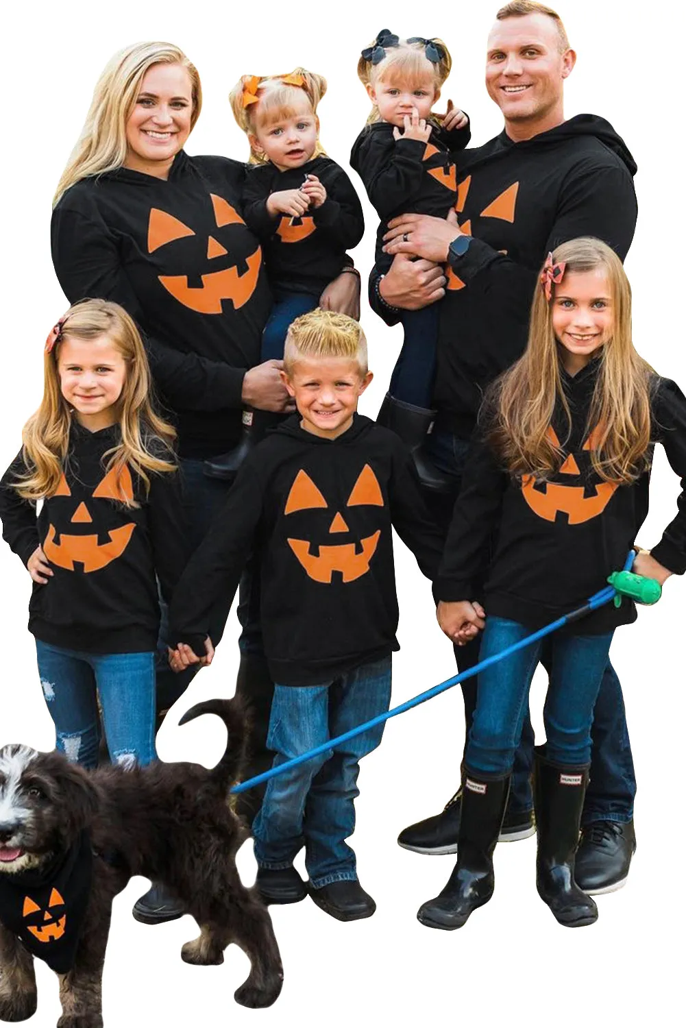 Family Matching Halloween Pullover Hoodie