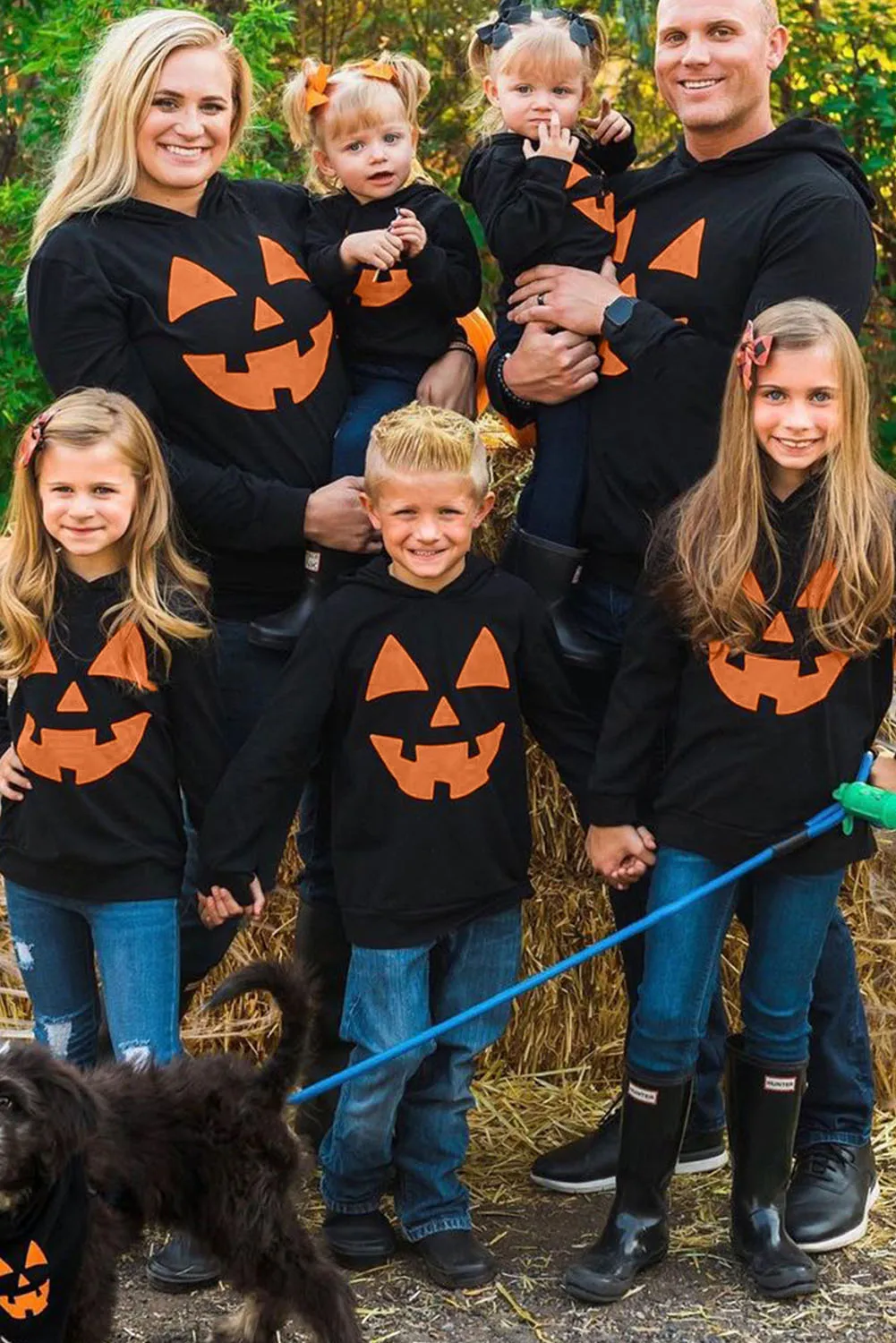 Family Matching Halloween Pullover Hoodie