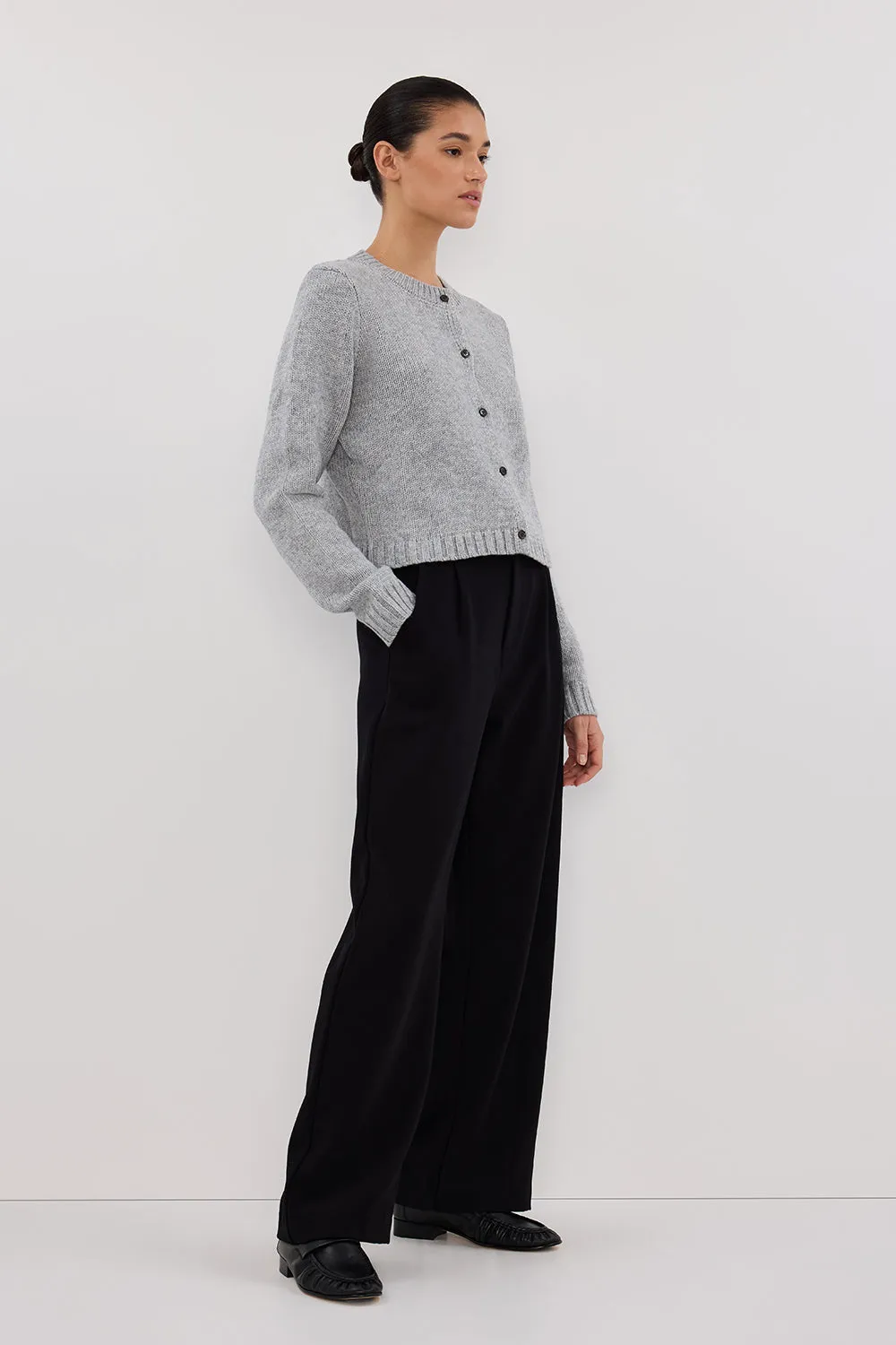 FOSTER SILVER MARLE KNIT CARDIGAN