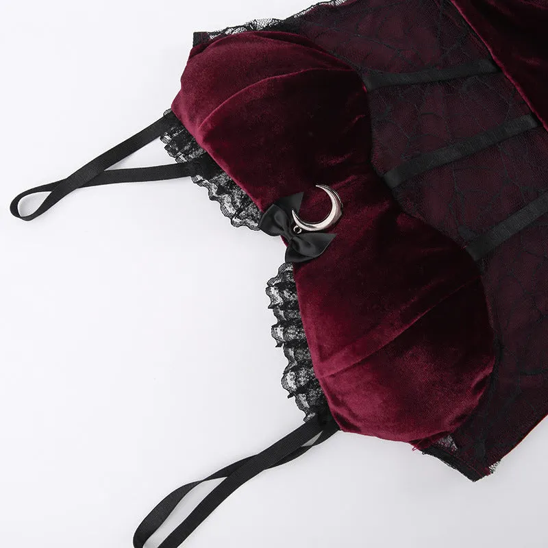 HBO3084 Velvet Wrapped Maxi Dress