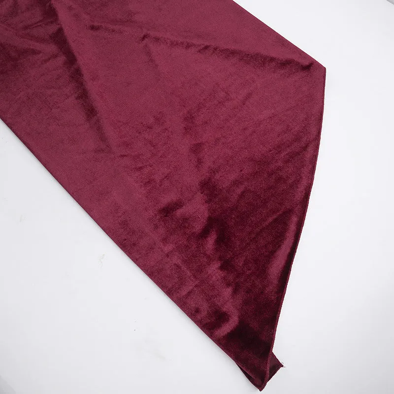 HBO3084 Velvet Wrapped Maxi Dress