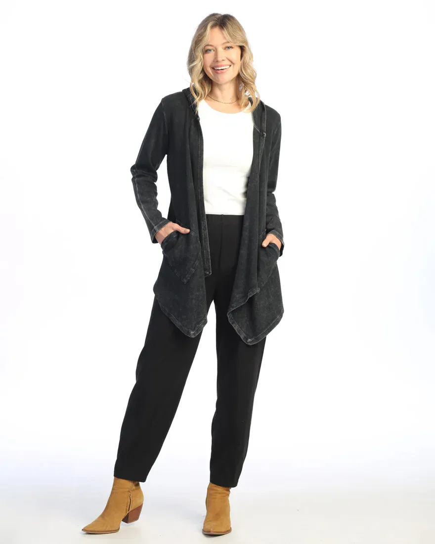 Hooded Cardigan Black