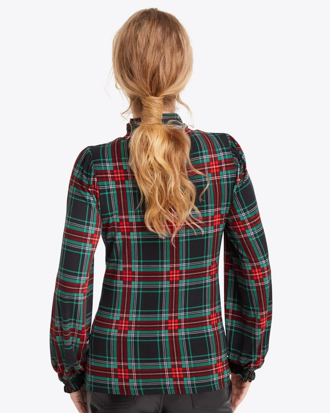Knit Turtleneck in Georgia Plaid
