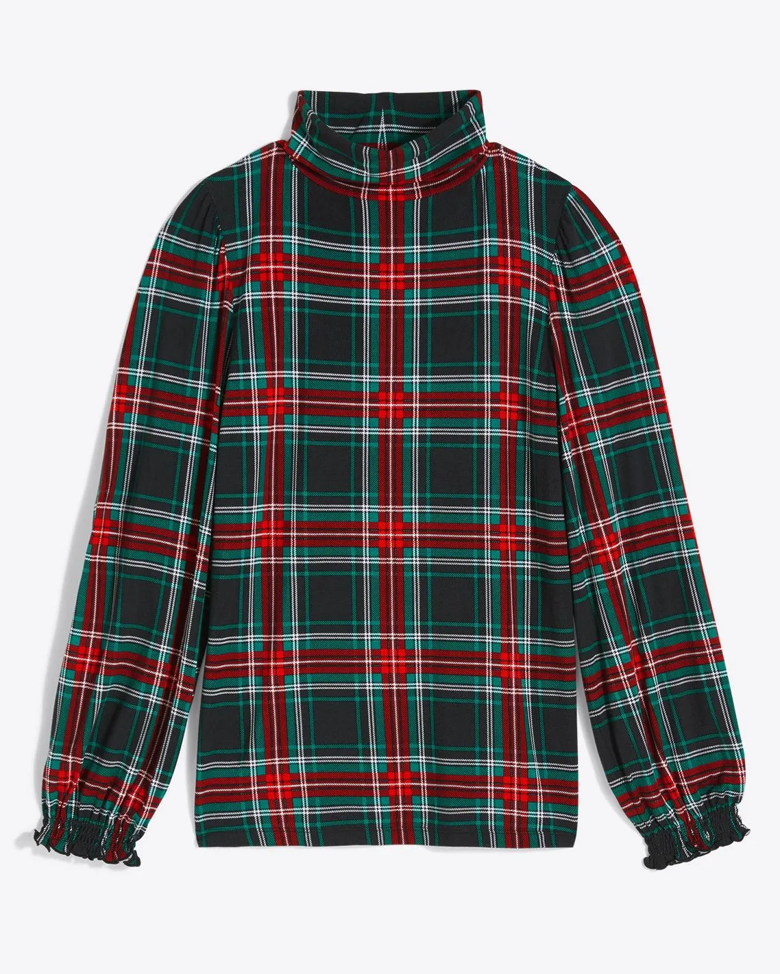 Knit Turtleneck in Georgia Plaid