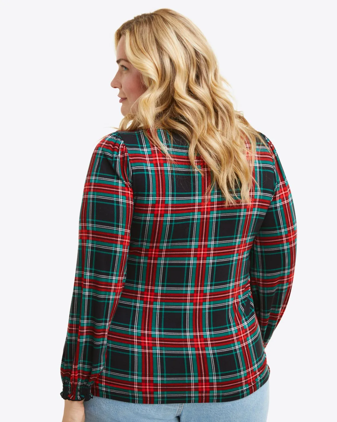 Knit Turtleneck in Georgia Plaid