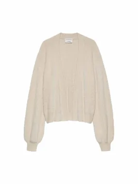 Knitted fuzzy cardigan Moonbeam