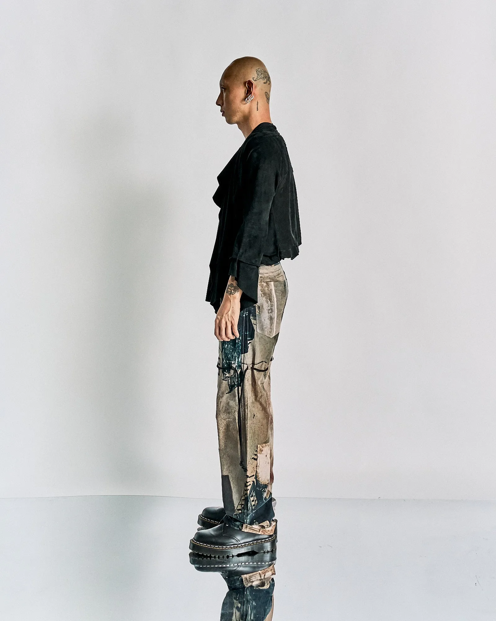 Maison Margiela Artisanal SS 2004 Irregular Patchwork Suede Jacket