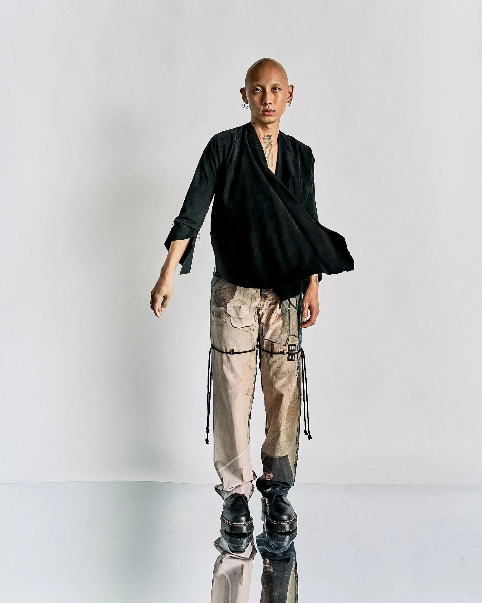 Maison Margiela Artisanal SS 2004 Irregular Patchwork Suede Jacket