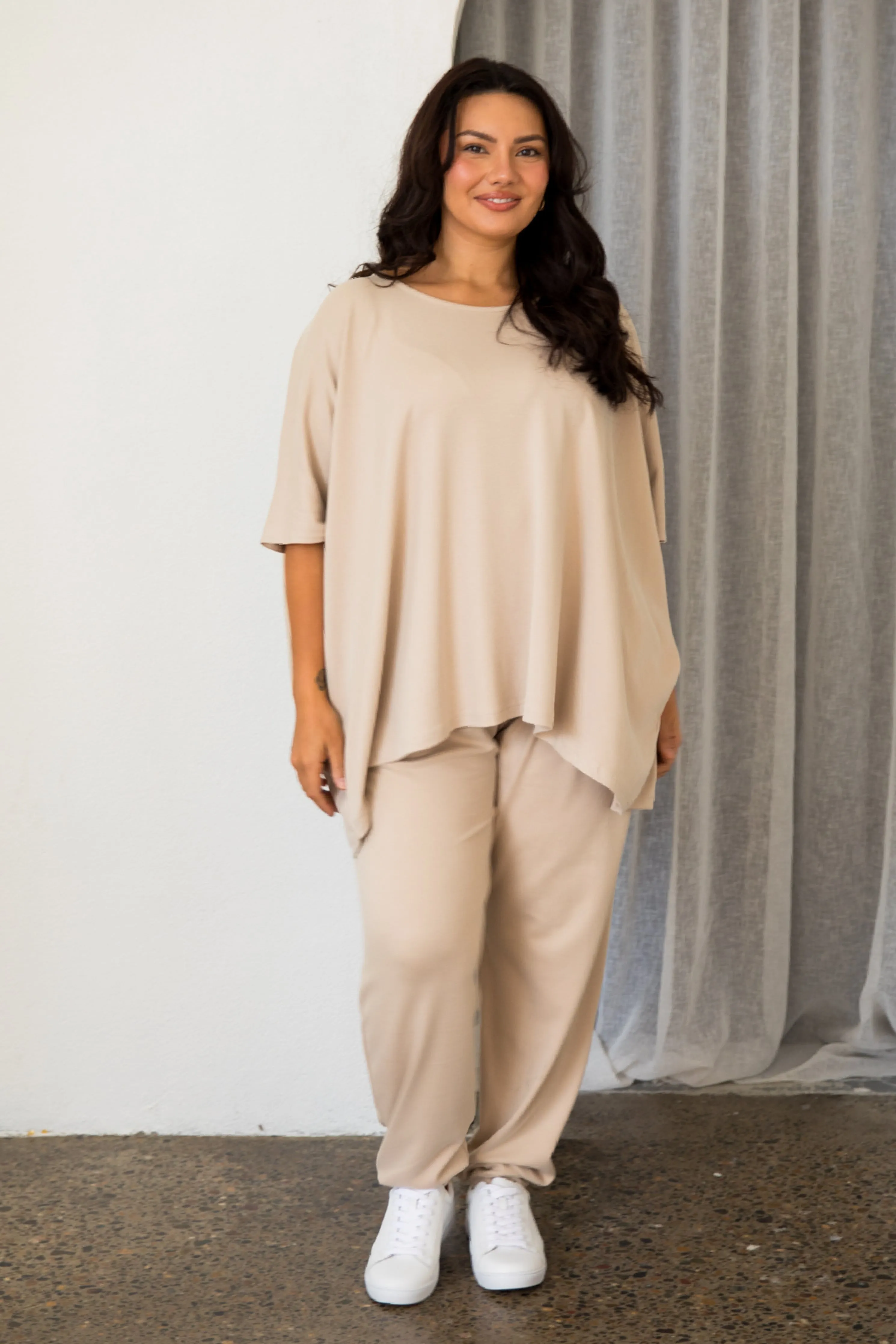 Nice Lounge Top | Portobello Beige