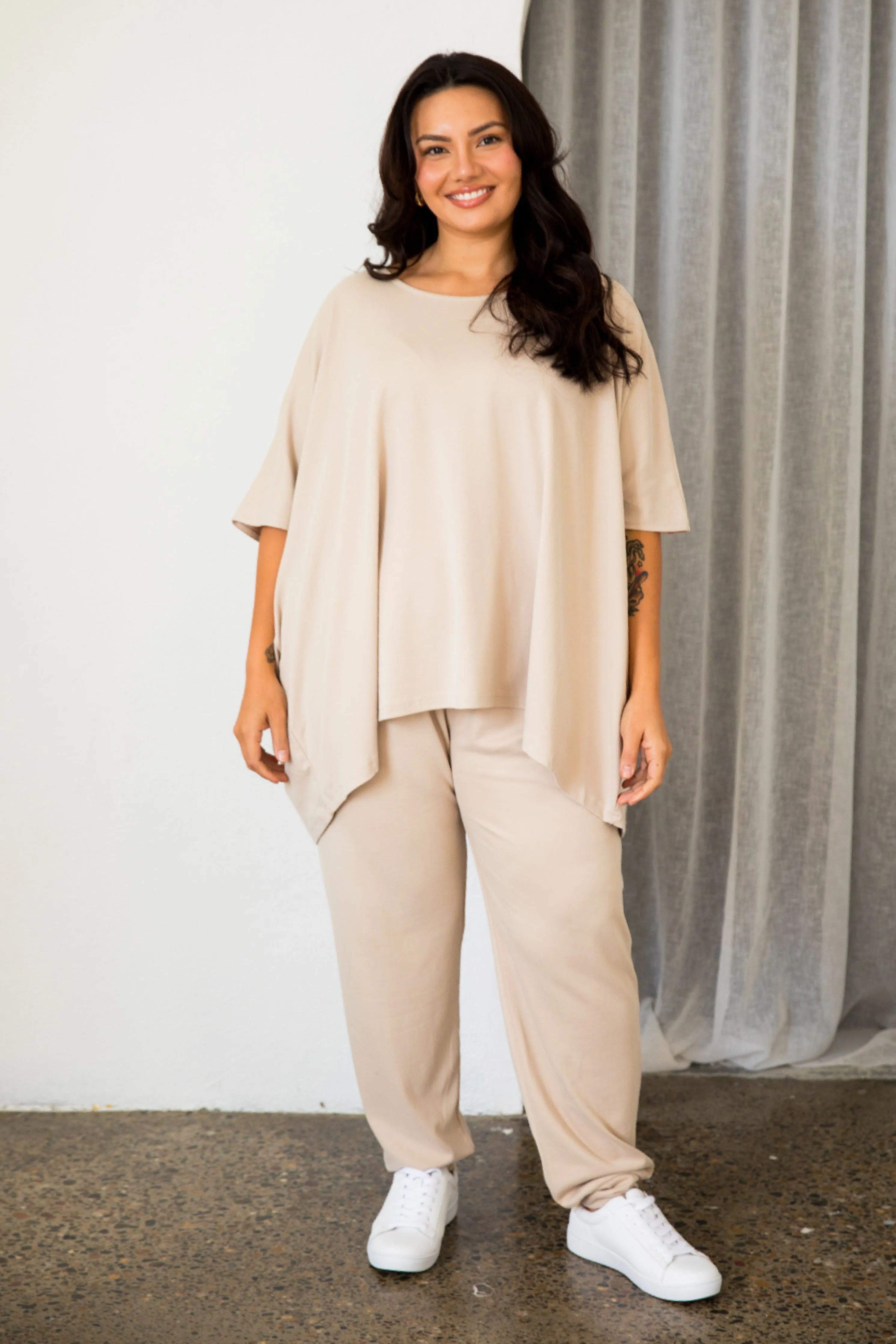 Nice Lounge Top | Portobello Beige