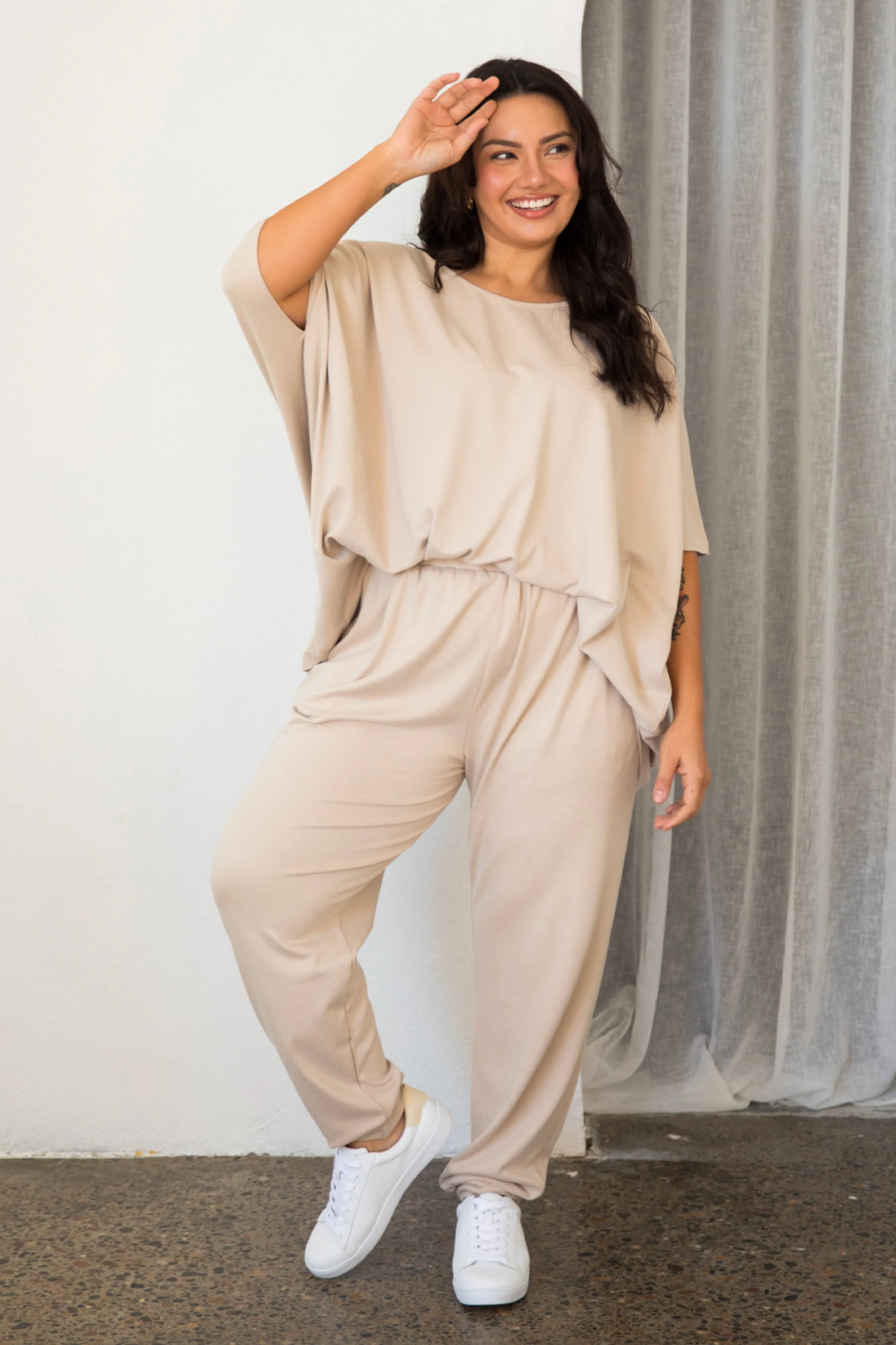 Nice Lounge Top | Portobello Beige
