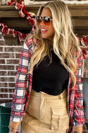 PREORDER PLAID PRINT LOLA CARDIGAN