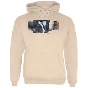 Queens of the Dairy Farm Cows Mens Hoodie