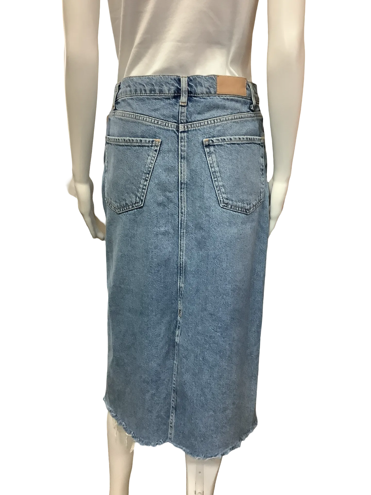 Rails Jean Skirt Blue  Midi Length Size 4/27