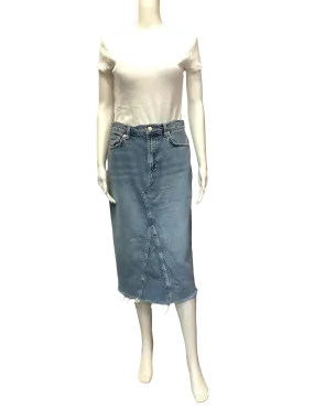 Rails Jean Skirt Blue  Midi Length Size 4/27