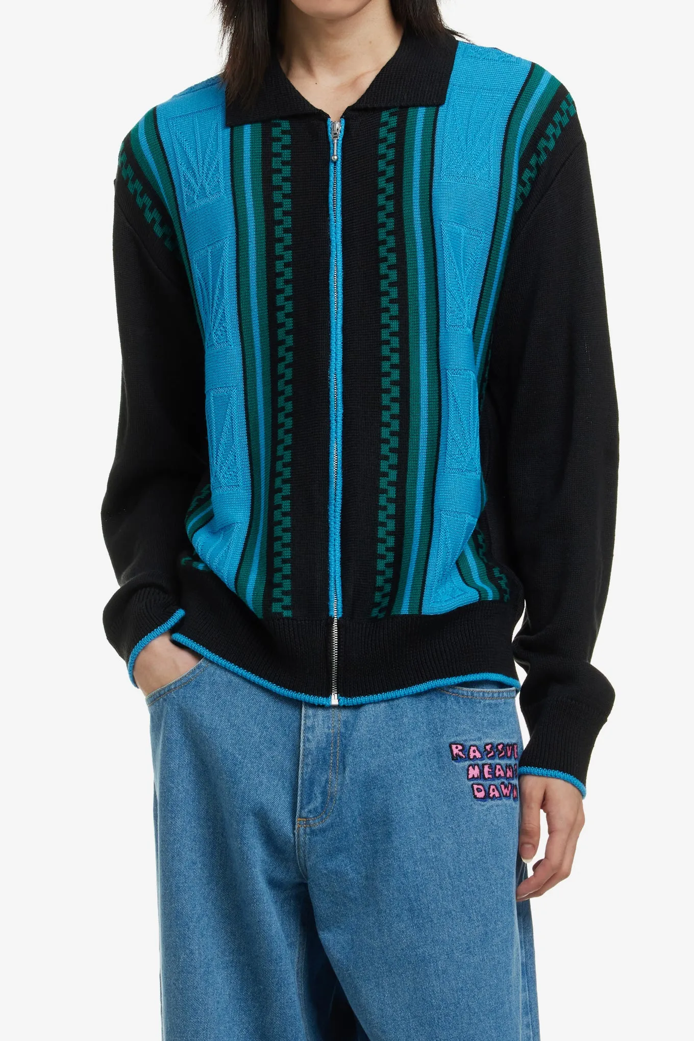 RASSVET LOGO ZIP CARDIGAN
