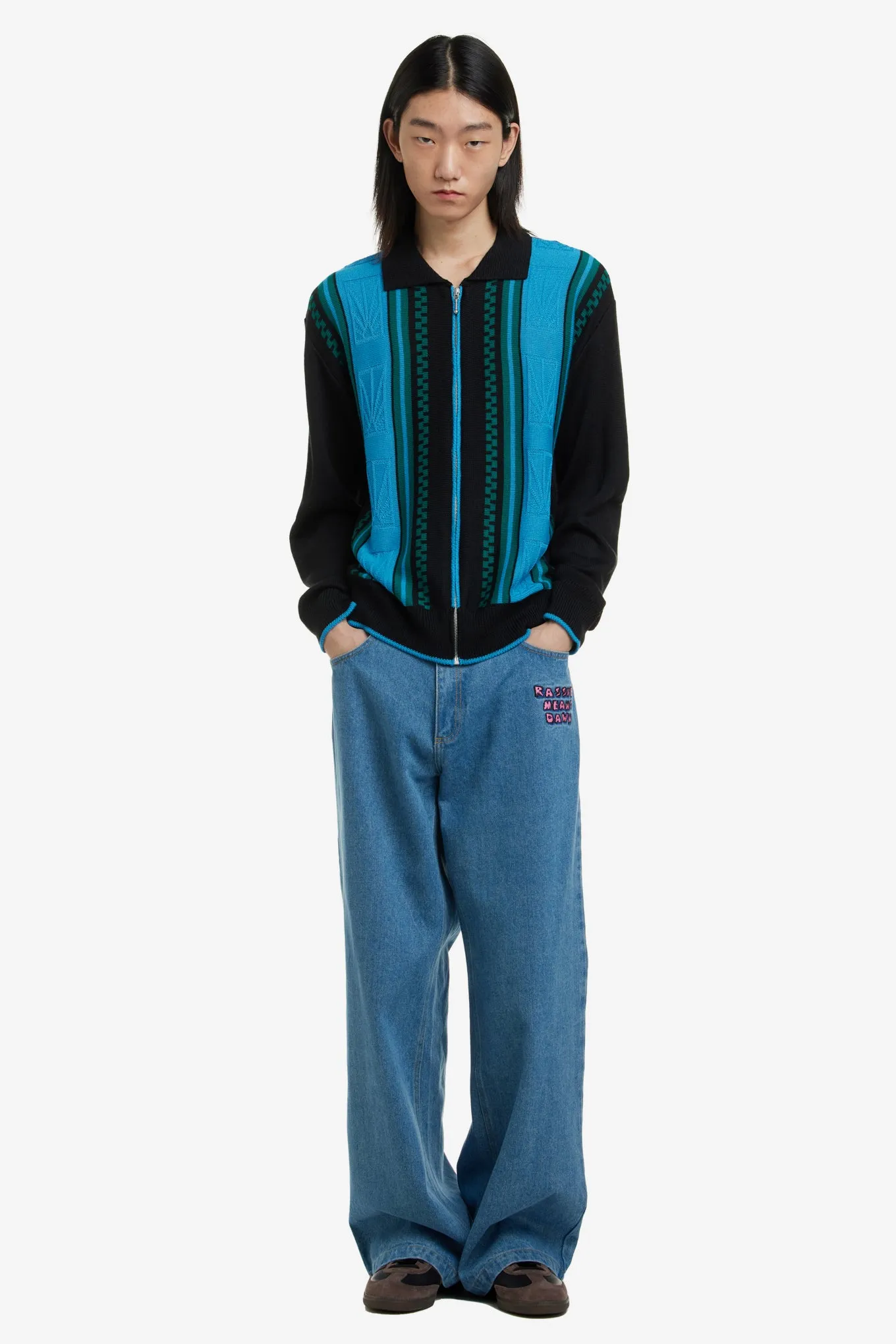 RASSVET LOGO ZIP CARDIGAN