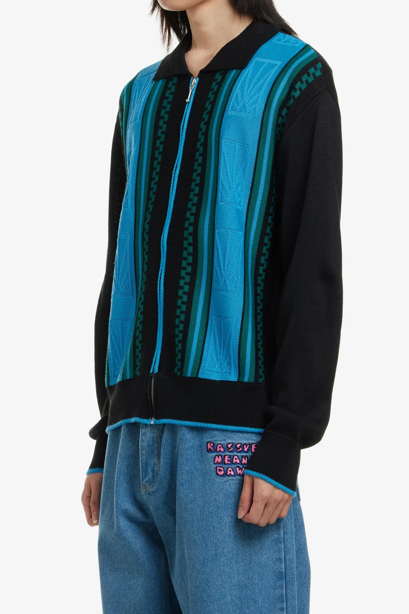 RASSVET LOGO ZIP CARDIGAN