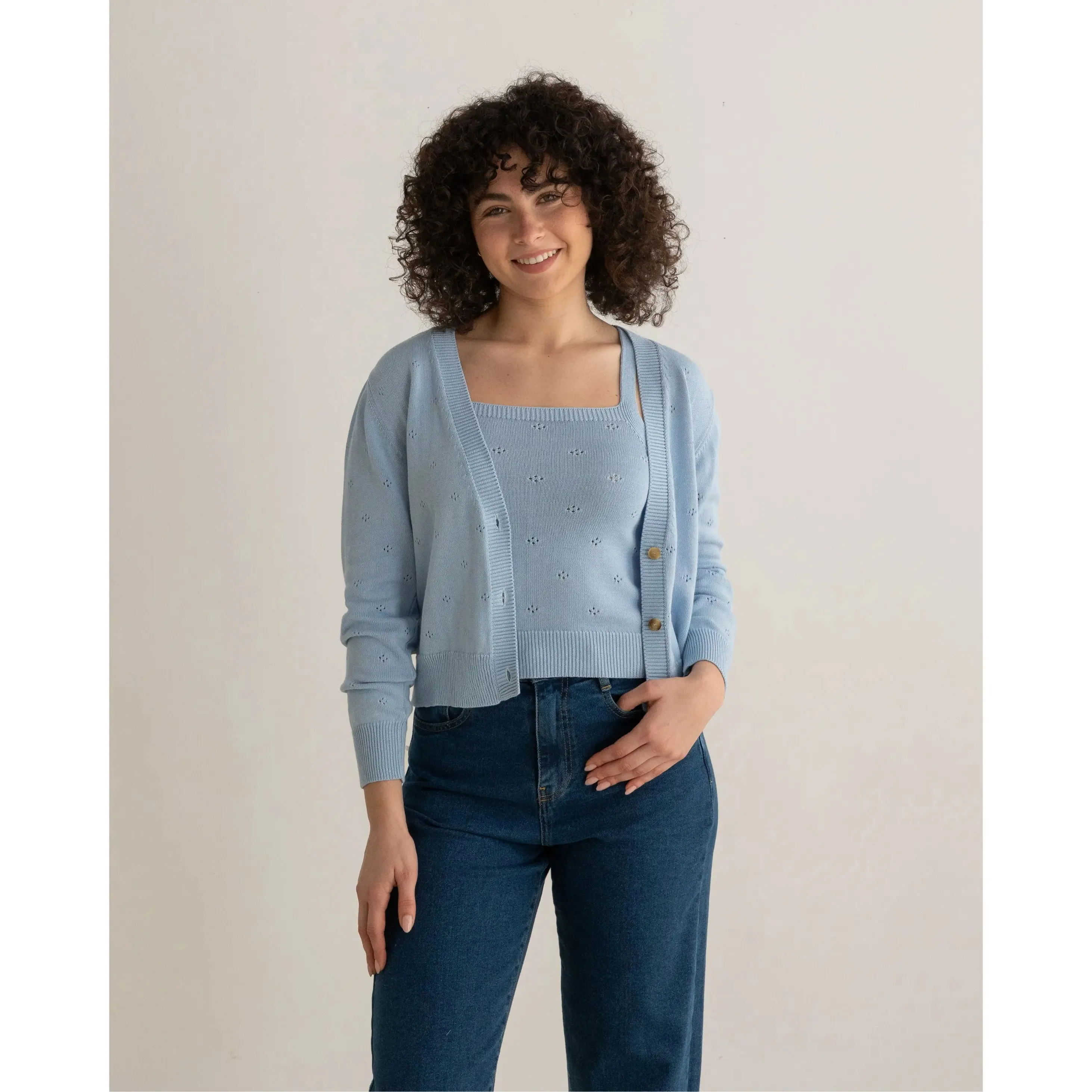 Rebeca Cardigan Blue