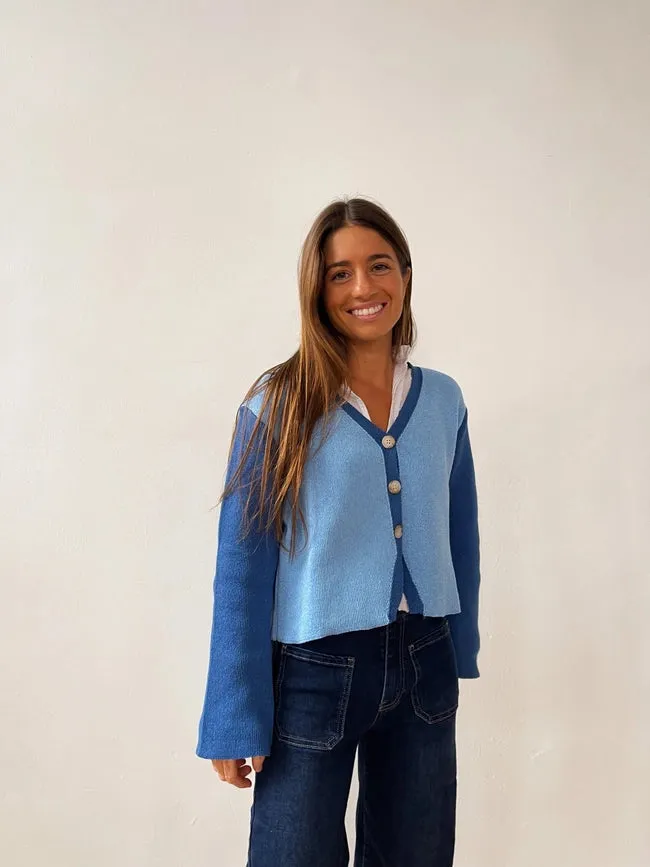 Rous Blue Cardigan