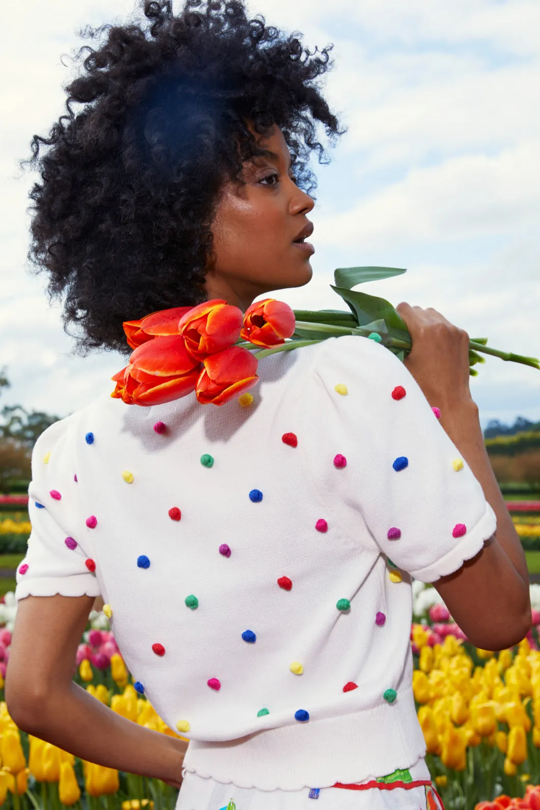 Spotty Summer Cardigan