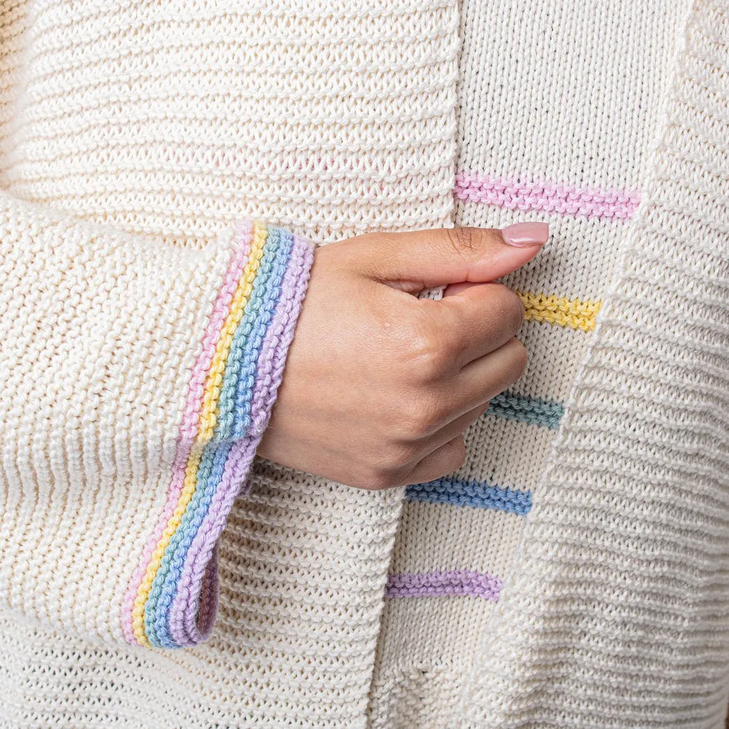 Striped Summer Cardigan Knitting Kit