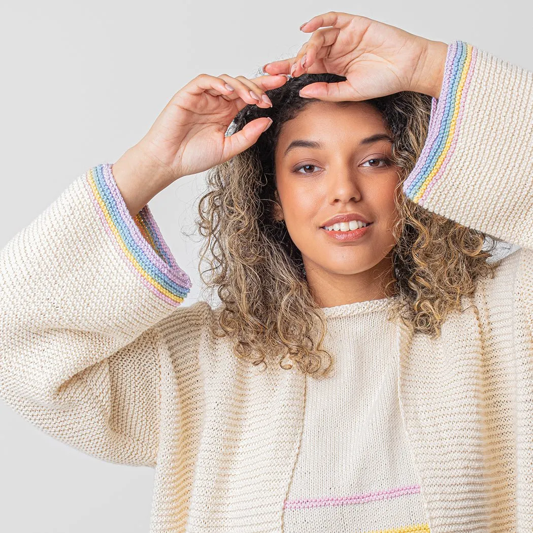 Striped Summer Cardigan Knitting Kit