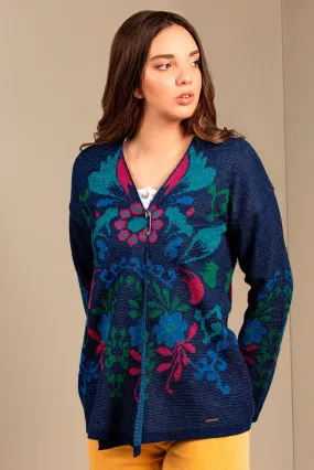 Uberlu Cardigan Baby Alpaca Color Astral