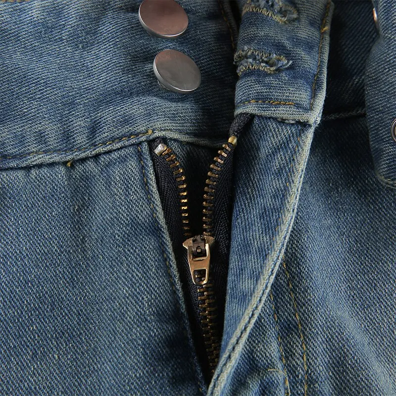Vintage Straight Slim Denim Panty Skirt