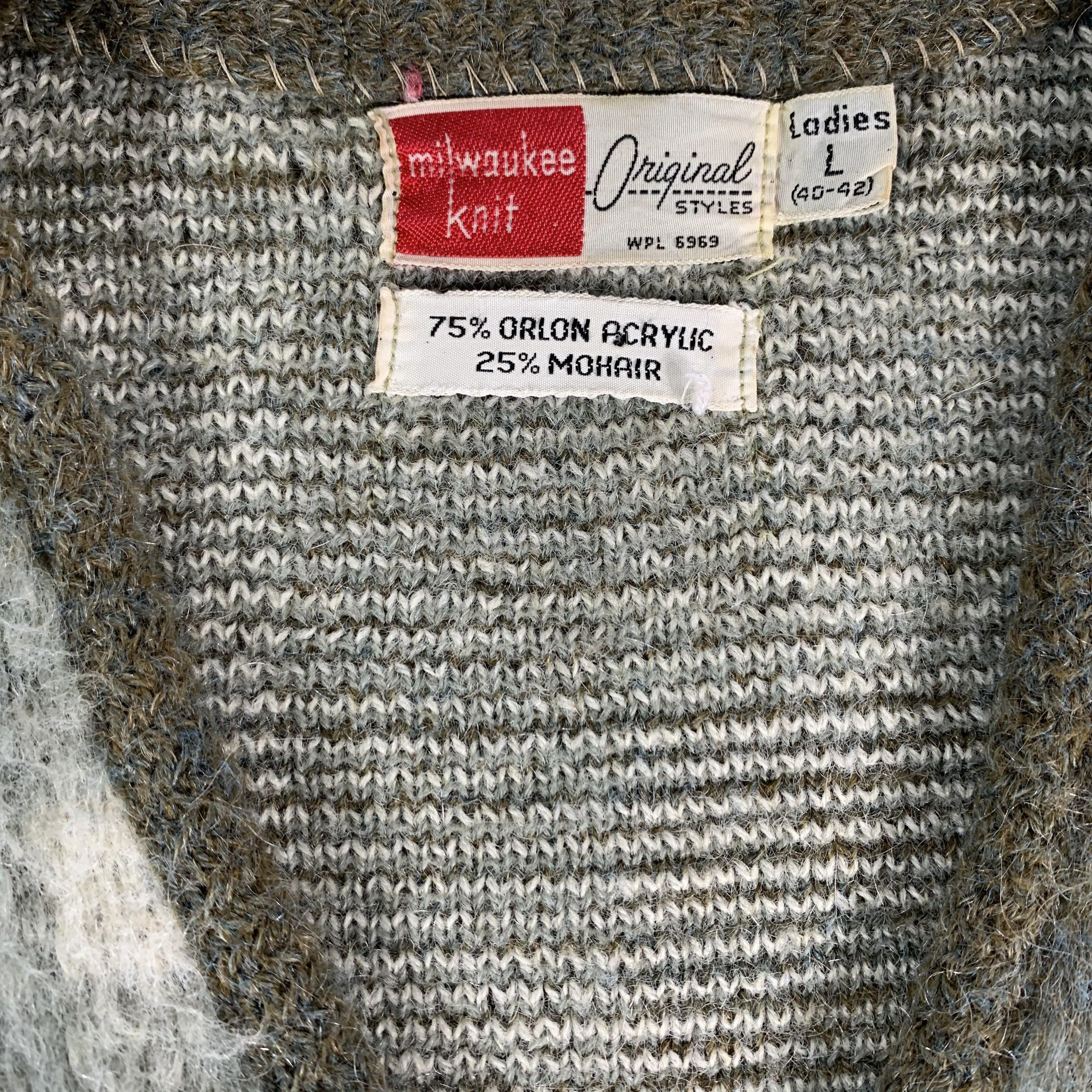 Vintage Women's Milwaukee Knit "Mohair" Cardigan
