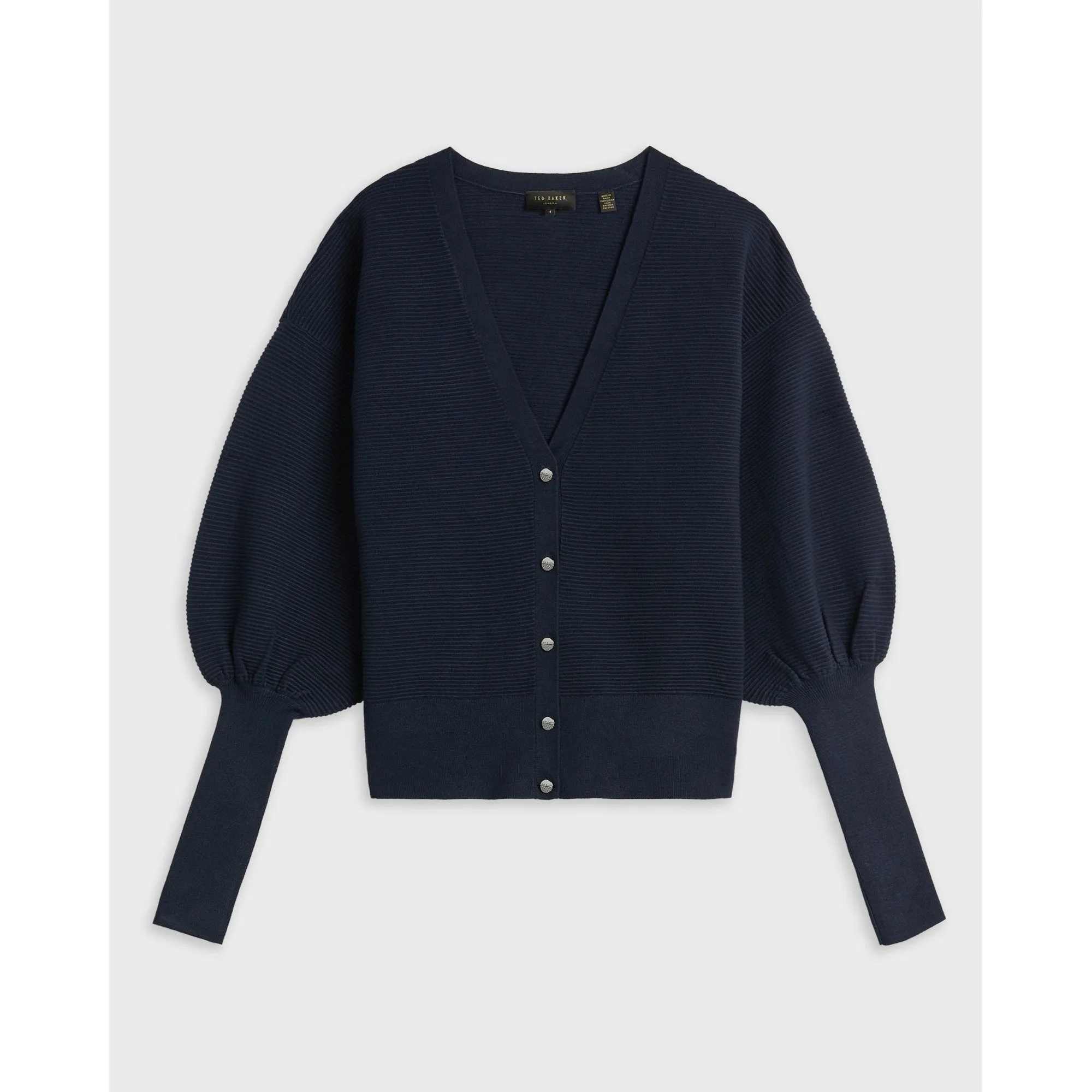 Women Wmk-Fioinna-Ottoman Detailed Cardigan - Dk-Navy