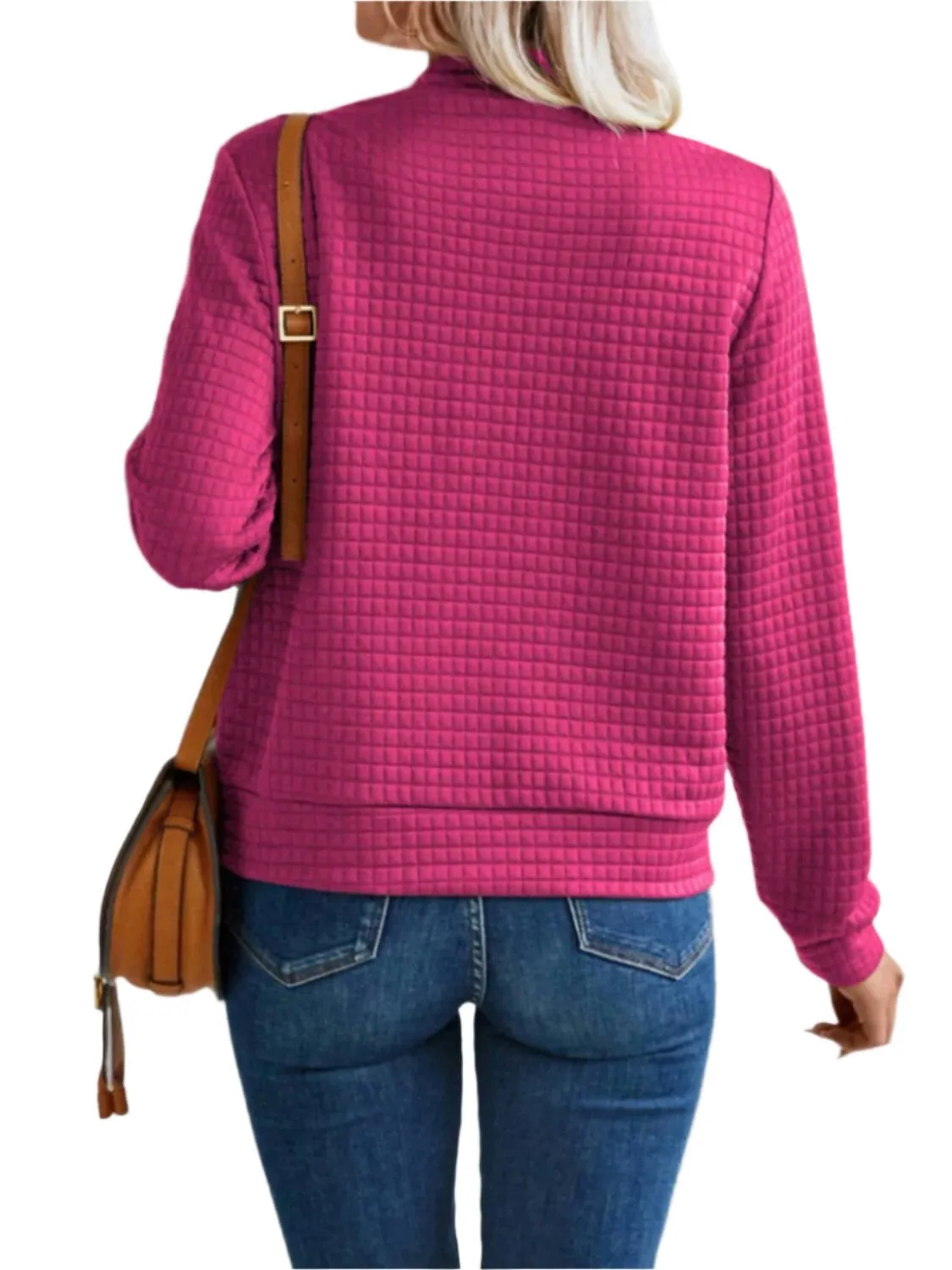 Women Zip Up Long Sleeve Jacket,Gift For Mother,Christmas Gift