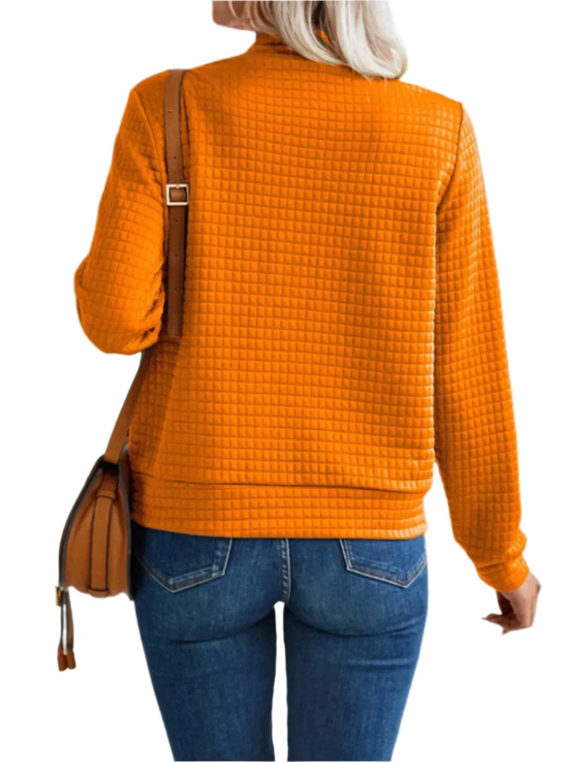 Women Zip Up Long Sleeve Jacket,Gift For Mother,Christmas Gift
